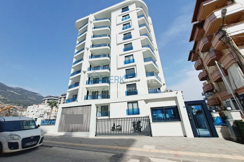 Panoramiczny duplex 2+1 z meblami w samym centrum Alanyi — Nadaje się do wynajęcia krótkoterminowego  2 