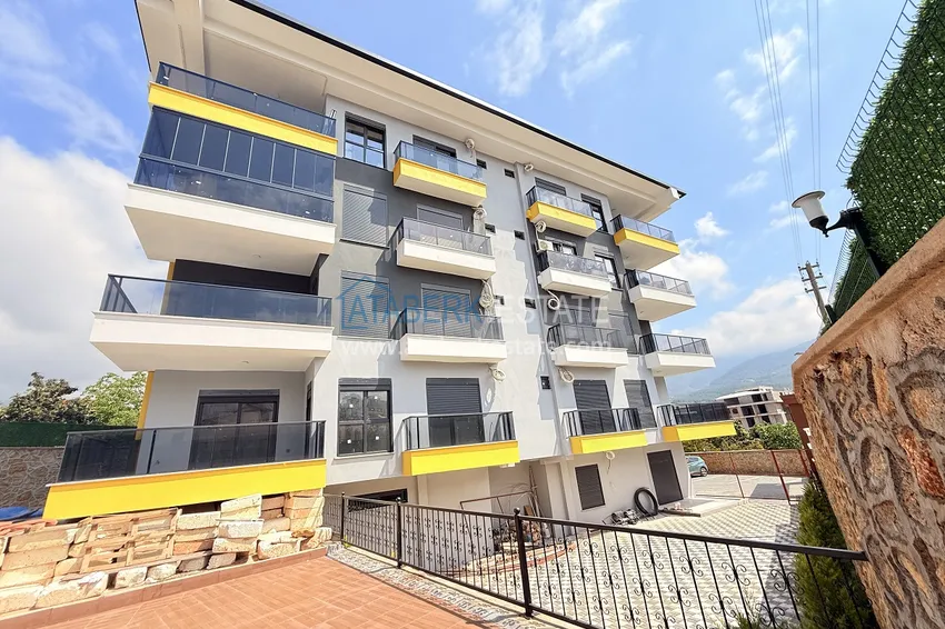Nowy apartament 2+1 w niskiej zabudowie — Alanya, dzielnica Oba  1 