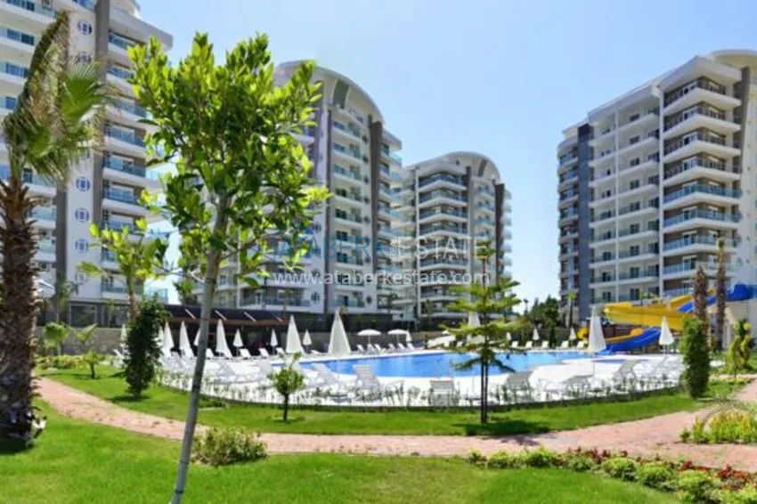 Umeblowany apartament 2+1 w kompleksie z infrastrukturą hotelową — dzielnica Avsallar 1 