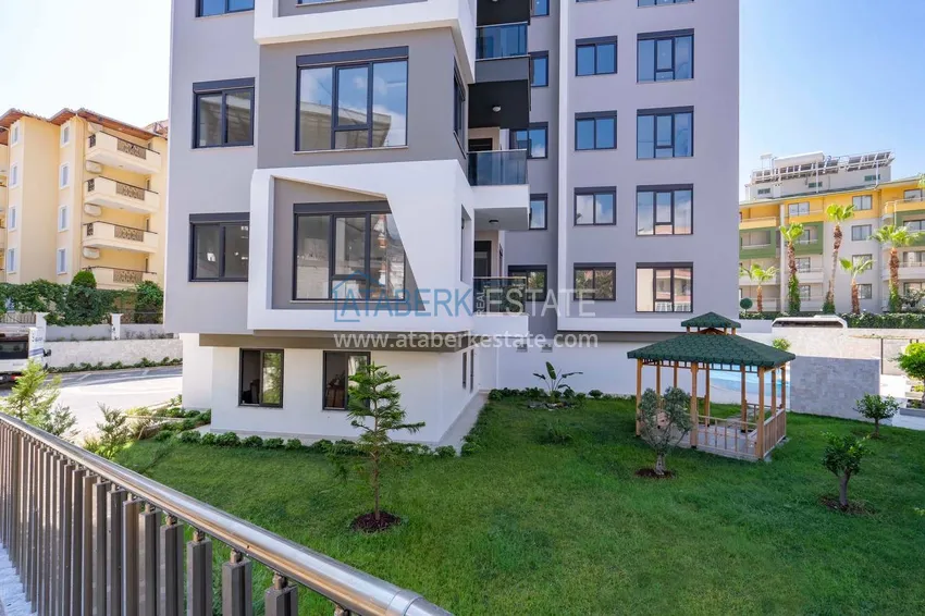 Apartament 1+1 z widokiem na morze i fortecę - centrum Alanyi  4 