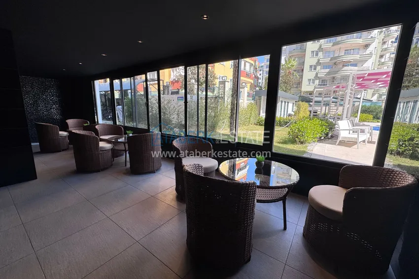 Panoramiczny duplex 2+1 z meblami w samym centrum Alanyi — Nadaje się do wynajęcia krótkoterminowego  21 