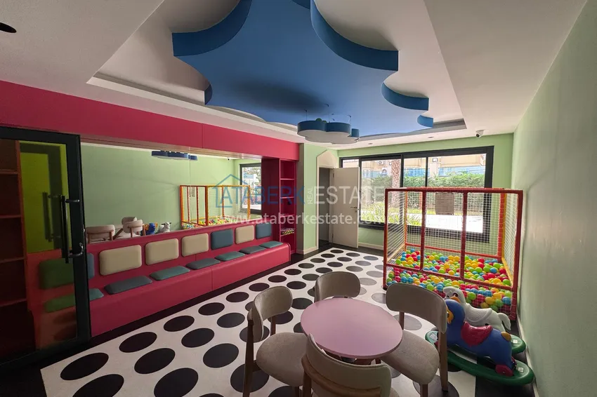 Panoramiczny duplex 2+1 z meblami w samym centrum Alanyi — Nadaje się do wynajęcia krótkoterminowego  22 