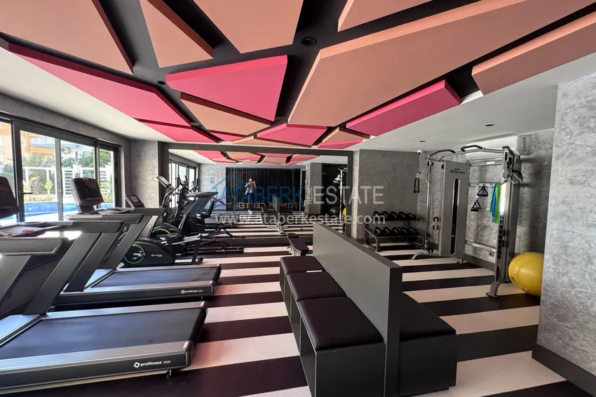 Panoramiczny duplex 2+1 z meblami w samym centrum Alanyi — Nadaje się do wynajęcia krótkoterminowego  23 
