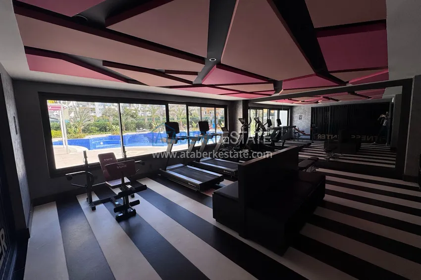 Panoramiczny duplex 2+1 z meblami w samym centrum Alanyi — Nadaje się do wynajęcia krótkoterminowego  24 
