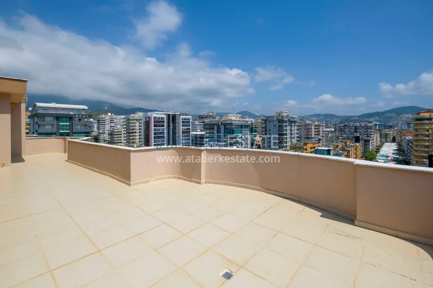 Kupuj  Dwupoziomowy penthouse 4+1 z widokiem na góry i morze — Alanya, dzielnica Mahmutlar  24 