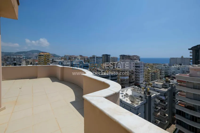 Kupuj  Dwupoziomowy penthouse 4+1 z widokiem na góry i morze — Alanya, dzielnica Mahmutlar  25 