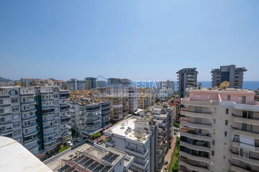 Kupuj  Dwupoziomowy penthouse 4+1 z widokiem na góry i morze — Alanya, dzielnica Mahmutlar  29 