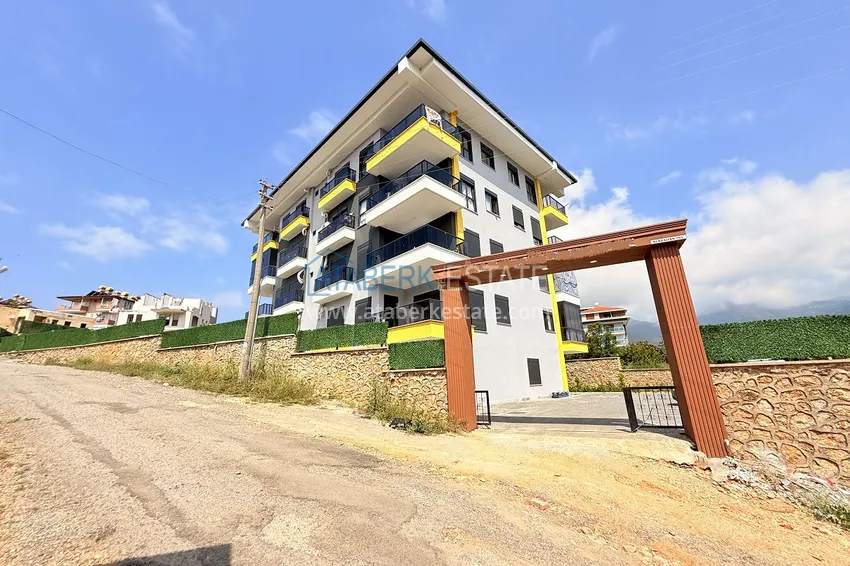 Nowy apartament 2+1 w niskiej zabudowie — Alanya, dzielnica Oba  2 