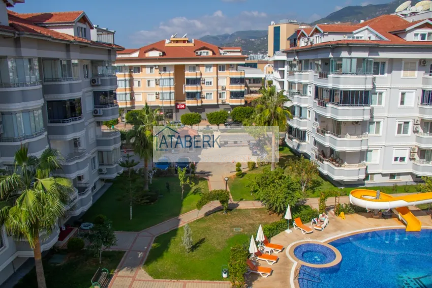 Duplex 3+1 z meblami w komfortowym kompleksie — Alanya, dzielnica Oba 5 