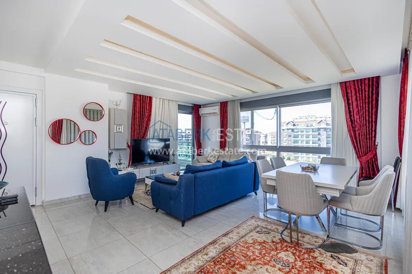 Kupuj  Umeblowany dwupoziomowy penthouse z widokiem na góry — Alanya, dzielnica Kestel 3 