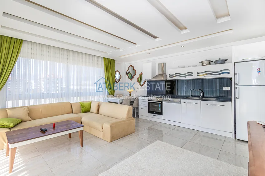 Kupuj  Apartament 1+1 z meblami i widokiem na morze — Kestel, Alanya 3 