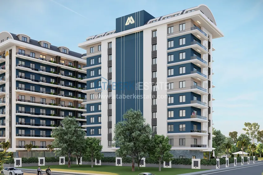 Nowy projekt poza planem w Avsallar: kompleks mieszkalny o oryginalnej architekturze  4 