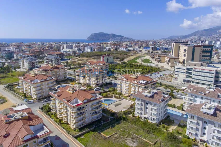 Duplex 3+1 z meblami w komfortowym kompleksie — Alanya, dzielnica Oba 2 