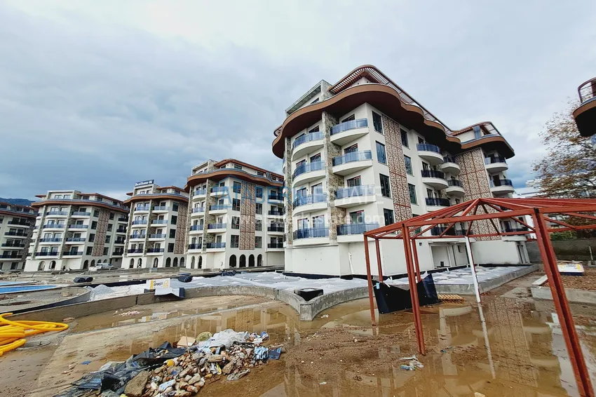 Apartament 1+1 z pięknym wykończeniem w dzielnicy Alanya - Oba  3 