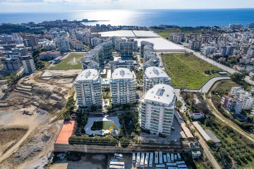 Umeblowany apartament 2+1 w kompleksie z infrastrukturą hotelową — dzielnica Avsallar 2 