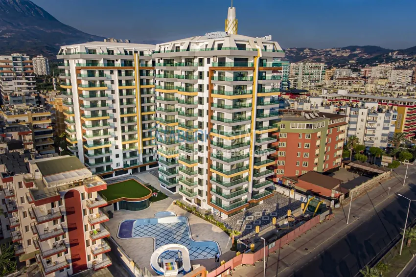 Apartament 2+1 w luksusowym kompleksie nad brzegiem morza - dzielnica Mahmutlar, Alanya 2 