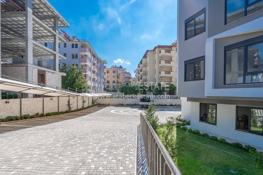 Apartament 1+1 z widokiem na morze i fortecę - centrum Alanyi  5 