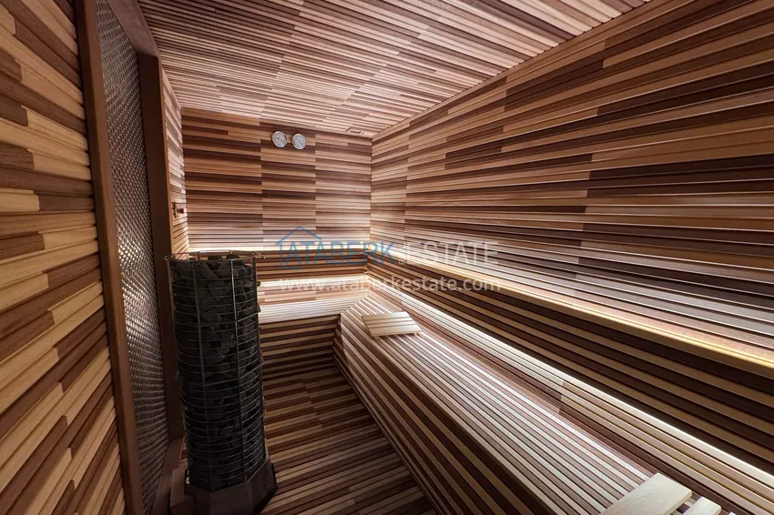 Panoramiczny duplex 2+1 z meblami w samym centrum Alanyi — Nadaje się do wynajęcia krótkoterminowego  32 