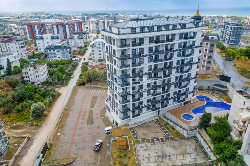 Dobrze wykończony penthouse w kompleksie premium z infrastrukturą hotelową — Avsallar, Alanya 1 