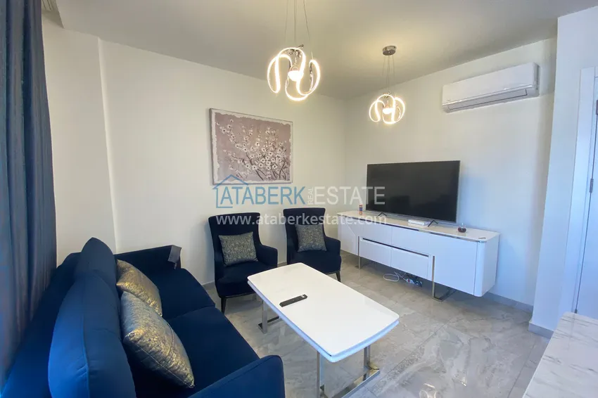 Kupuj  Panoramiczny duplex 2+1 z meblami w samym centrum Alanyi — Nadaje się do wynajęcia krótkoterminowego  3 