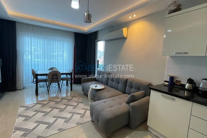 Kupuj  Umeblowane studio typu penthouse z widokiem na góry w Mahmutlar, Alanya  3 
