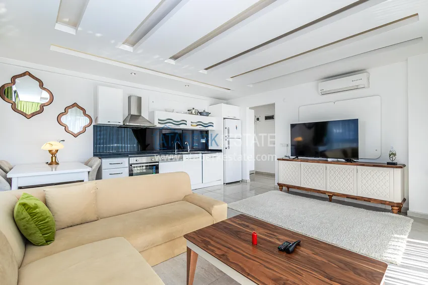 Kupuj  Apartament 1+1 z meblami i widokiem na morze — Kestel, Alanya 4 