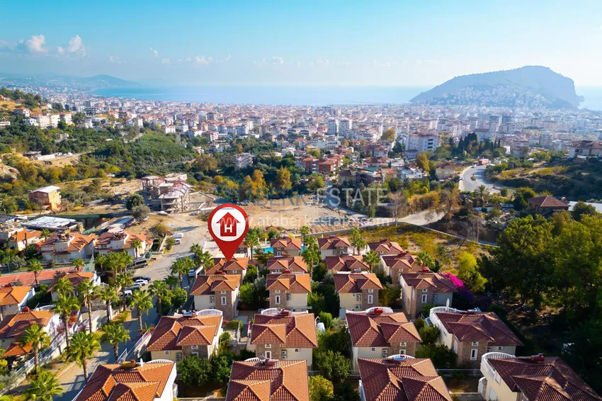 Umeblowana willa 3+1 w Alanyi, ze spektakularnymi panoramicznymi widokami - górska okolica Tepe 3 