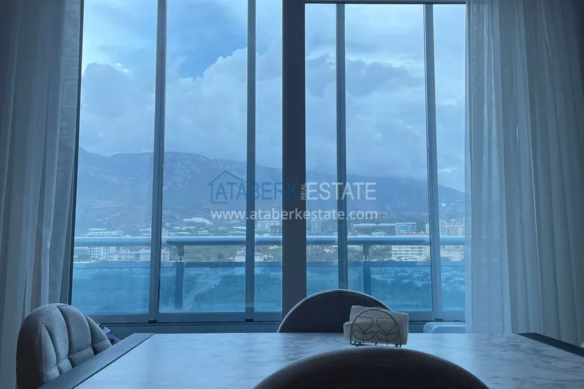 Kupuj  Umeblowane studio typu penthouse z widokiem na góry w Mahmutlar, Alanya  4 