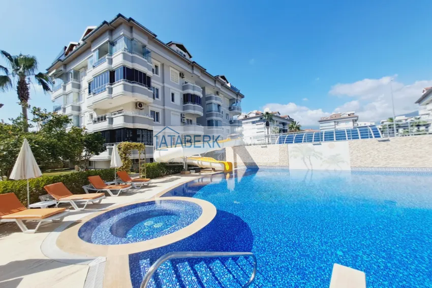Duplex 3+1 z meblami w komfortowym kompleksie — Alanya, dzielnica Oba 7 