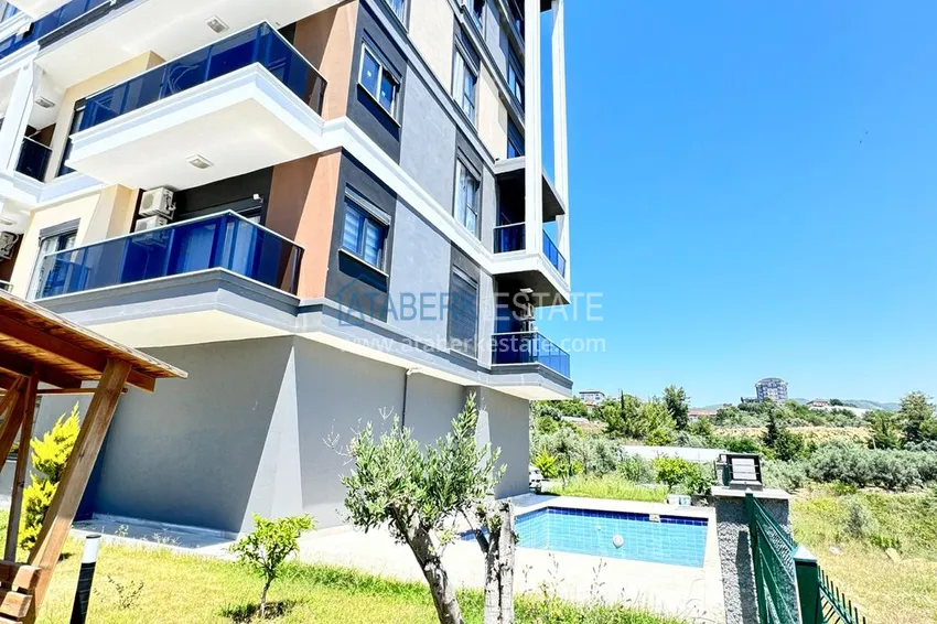Gotowy apartament 1+1 w przytulnym kompleksie — Alanya, dzielnica Avsallar 4 
