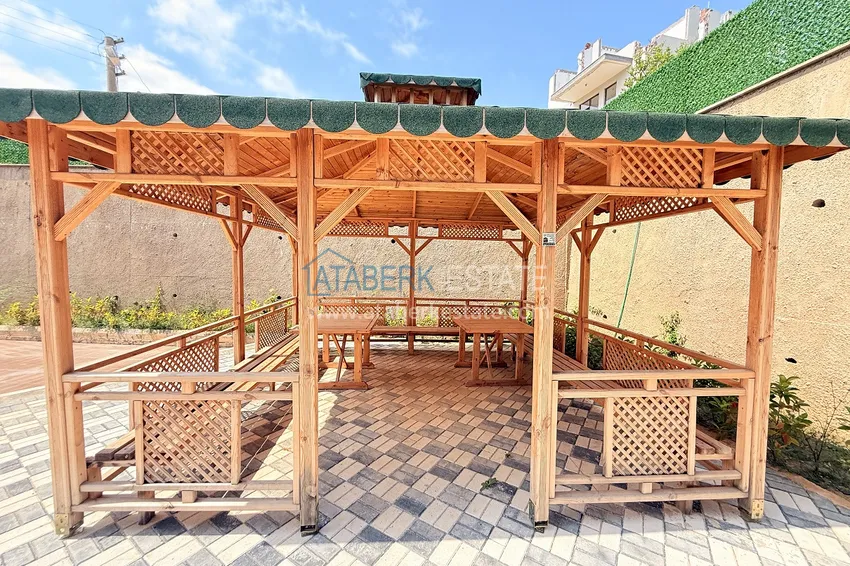 Nowy apartament 2+1 w niskiej zabudowie — Alanya, dzielnica Oba  5 