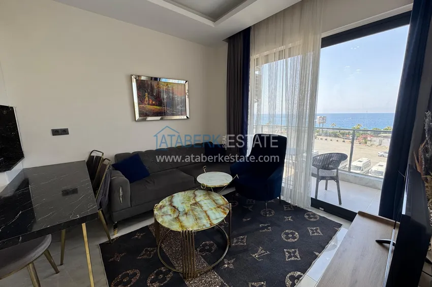 Kupuj  Jednopokojowy apartament z meblami i widokiem na morze w okazyjnej cenie — Kargicak, Alanya 5 