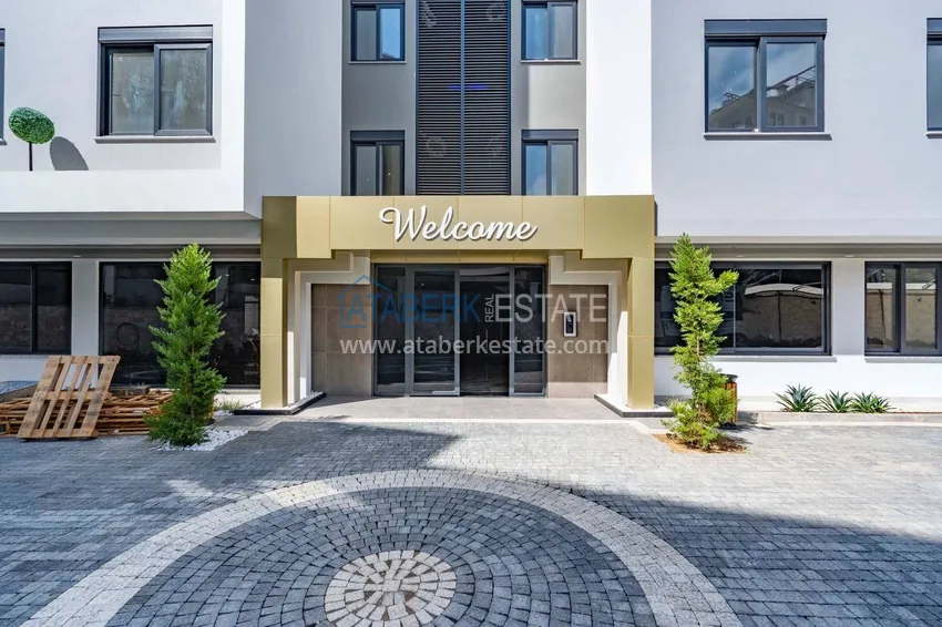 Apartament 1+1 z widokiem na morze i fortecę - centrum Alanyi  7 