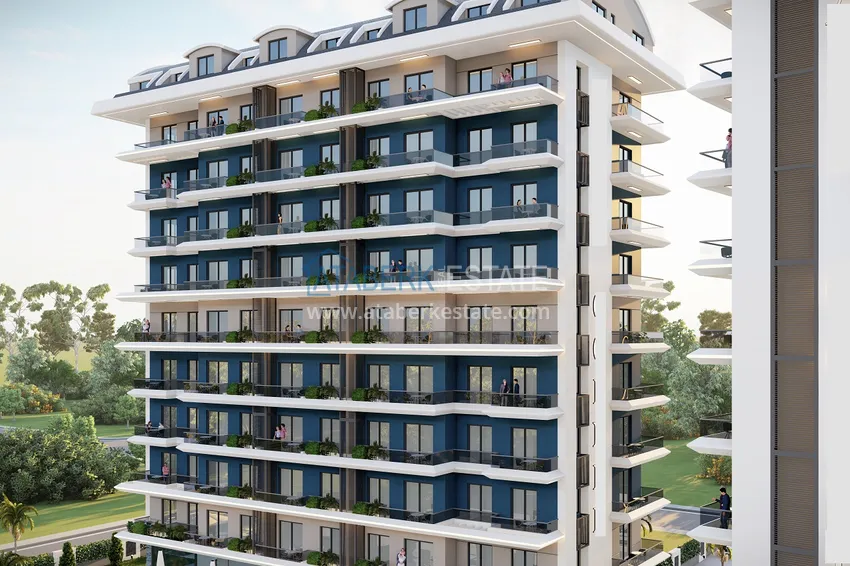 Nowy projekt poza planem w Avsallar: kompleks mieszkalny o oryginalnej architekturze  7 