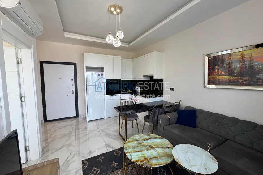 Kupuj  Jednopokojowy apartament z meblami i widokiem na morze w okazyjnej cenie — Kargicak, Alanya 6 