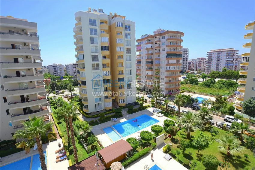 Dwupoziomowy penthouse 4+1 z widokiem na góry i morze — Alanya, dzielnica Mahmutlar  6 