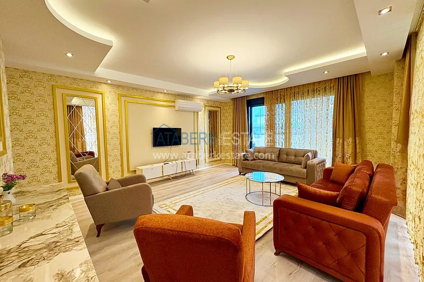 Kupuj  Apartament liniowy 3+1 z oddzielną kuchnią i przeszklonymi balkonami - Alanya, Mahmutlar 6 