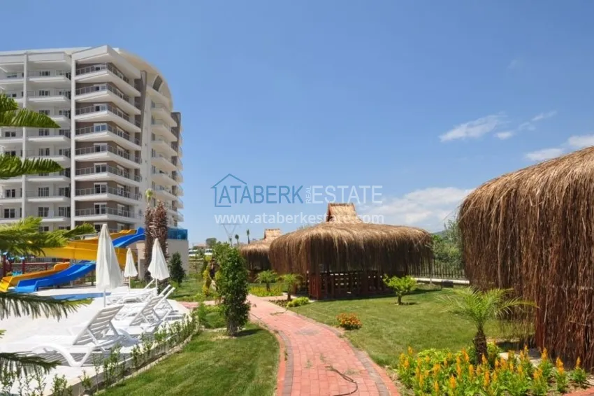 Umeblowany apartament 2+1 w kompleksie z infrastrukturą hotelową — dzielnica Avsallar 6 