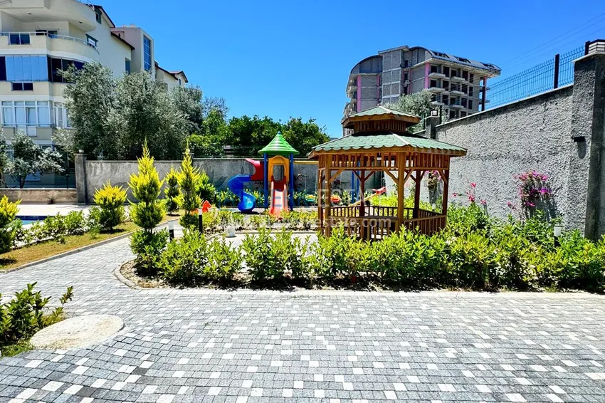 Gotowy apartament 1+1 w przytulnym kompleksie — Alanya, dzielnica Avsallar 6 