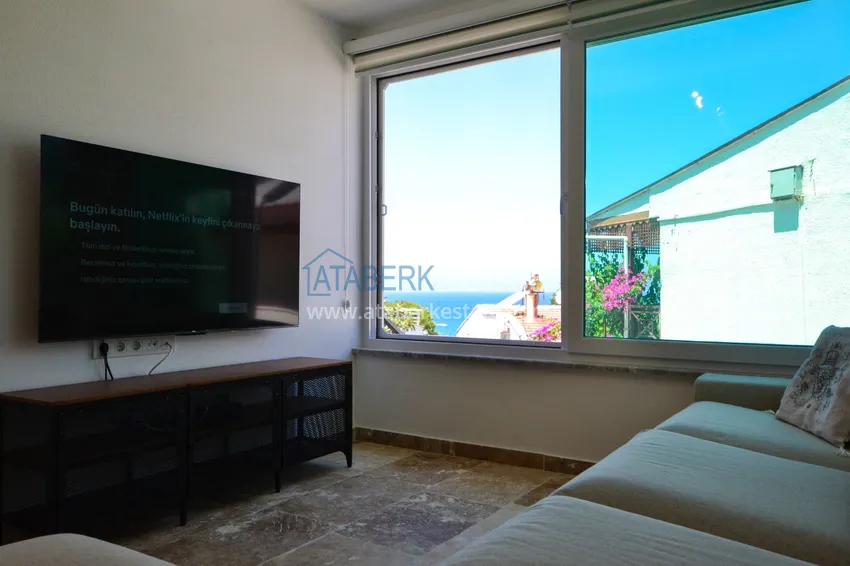 Kupuj  Dwupoziomowy z widokiem w kompleksie typu kamienicy przy plaży - Alanya, dzielnica Kargicak 7 