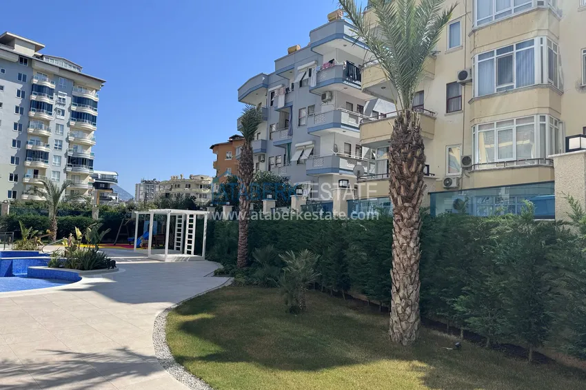 Panoramiczny duplex 2+1 z meblami w samym centrum Alanyi — Nadaje się do wynajęcia krótkoterminowego  8 