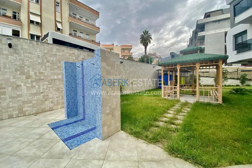 Apartament 1+1 z widokiem na morze i fortecę - centrum Alanyi  9 