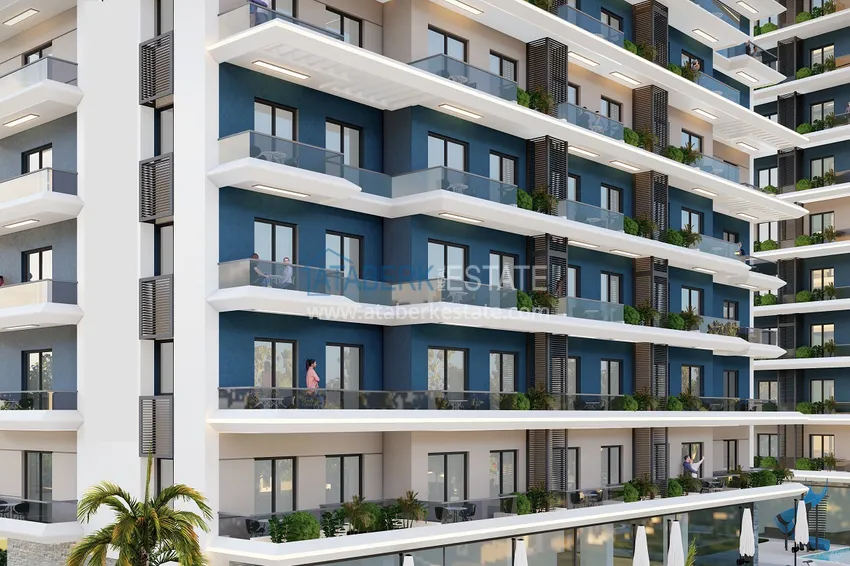 Nowy projekt poza planem w Avsallar: kompleks mieszkalny o oryginalnej architekturze  9 