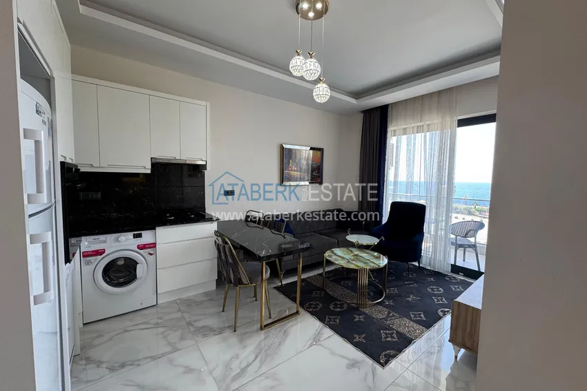 Kupuj  Jednopokojowy apartament z meblami i widokiem na morze w okazyjnej cenie — Kargicak, Alanya 8 