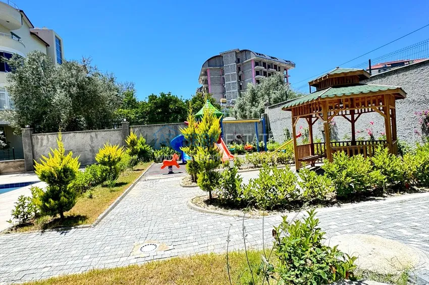 Gotowy apartament 1+1 w przytulnym kompleksie — Alanya, dzielnica Avsallar 7 