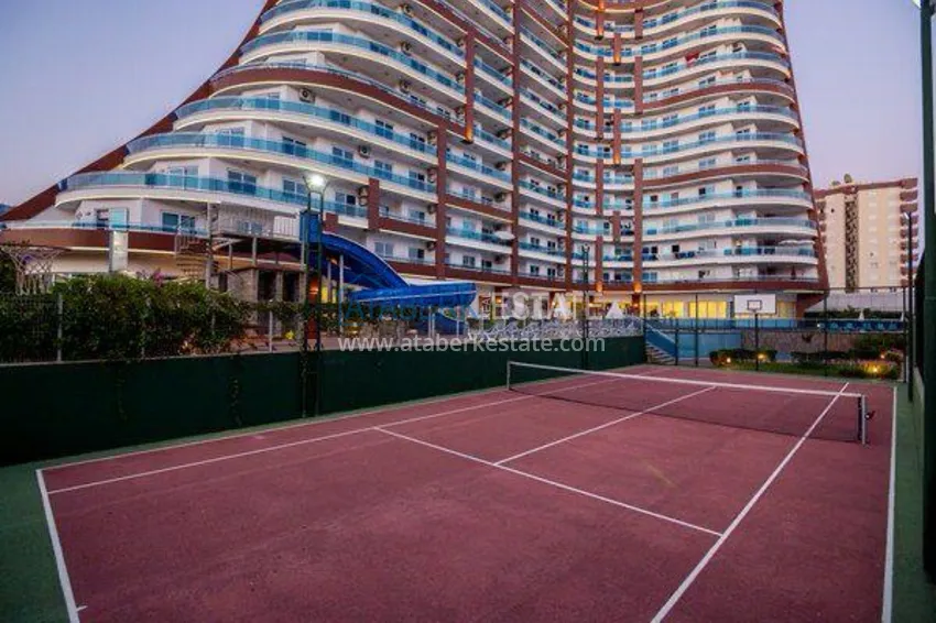 Umeblowane studio typu penthouse z widokiem na góry w Mahmutlar, Alanya  10 
