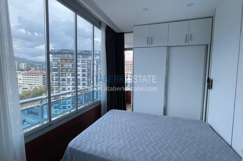 Kupuj  Umeblowane studio typu penthouse z widokiem na góry w Mahmutlar, Alanya  9 