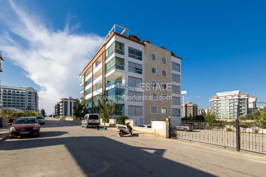 Apartament 1+1 z meblami i widokiem na morze — Kestel, Alanya 9 