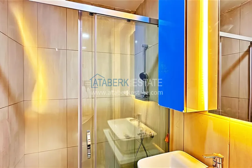 Kupuj  Apartament 1+1 z pięknym wykończeniem i widokiem na góry — Alanya, dzielnica Avsallar 8 
