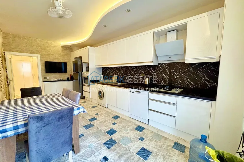 Kupuj  Apartament liniowy 3+1 z oddzielną kuchnią i przeszklonymi balkonami - Alanya, Mahmutlar 8 